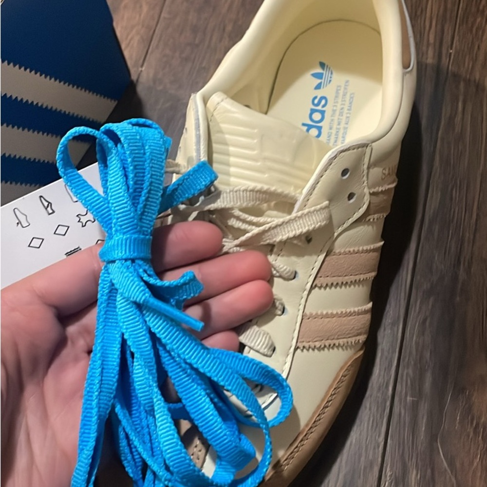 Adidas Samba in Cream and Brown - Picture 5 of 10